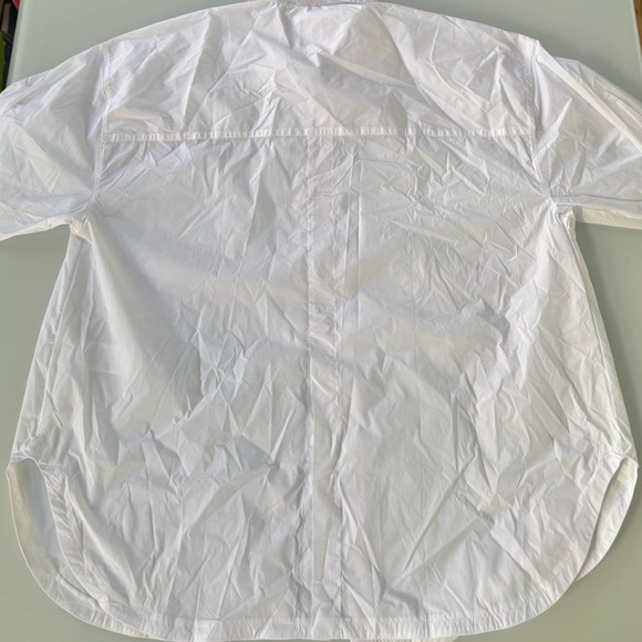 NWT YPB White Nylon Windbreaker Shirt Size L - Picture 10 of 11